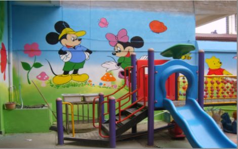 福清幼儿园室外彩绘